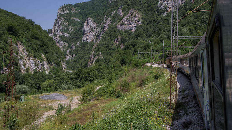 Where to break the journey on the Belgrade to Bar train