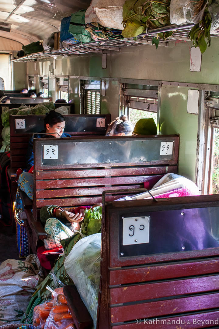 Pyin U Lwin to Kyaukme train Burma (Myanmar) 15-2