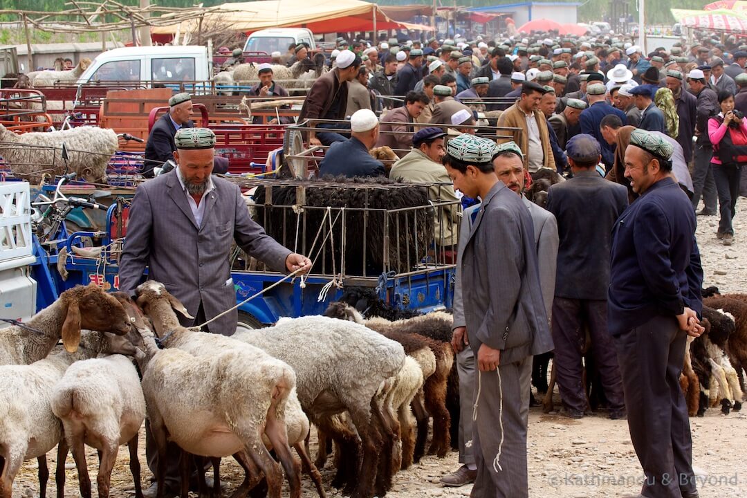 Sunday Animal Market Kashgar China 58