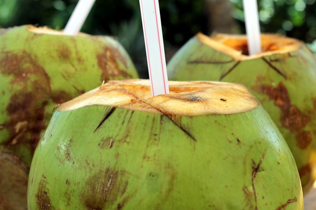 Vietnamese drinks - fresh coconut water