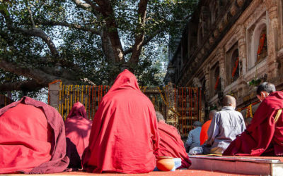 Visiting Bodh Gaya in India, one of the most important Buddhist pilgrimage site