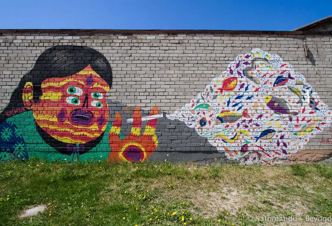 Artist - Kashink - Street art in Tartu, Estonia