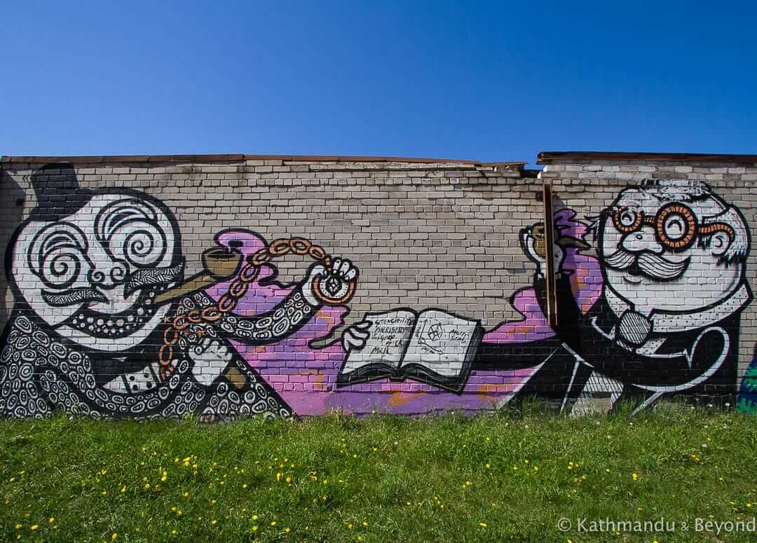 Artist - Multistab - Street Art in Tartu Estonia