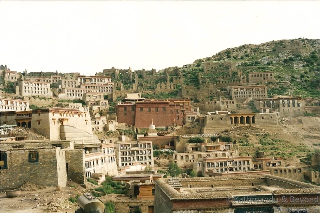 Ganden Monastery Tibet Aug 1995