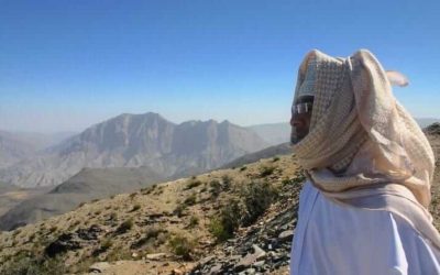 Friday Flashback | Gazing out over the Western Hajar Mountains in Oman