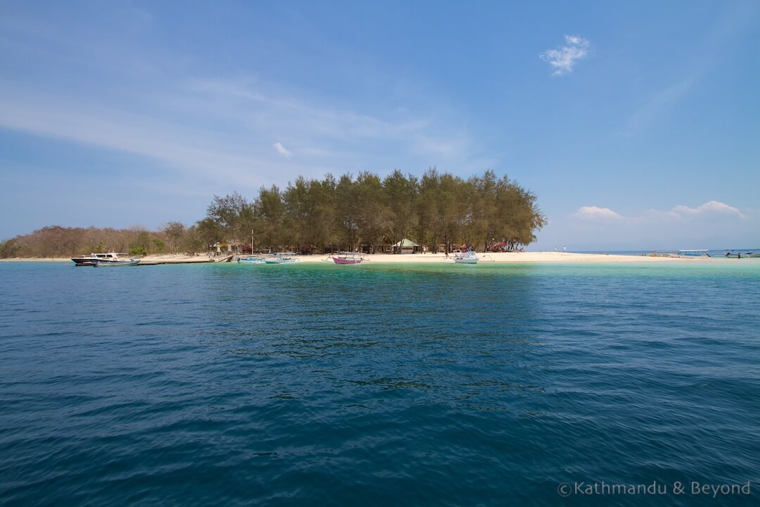 Approaching Gili Nanggu Lombok Indonesia