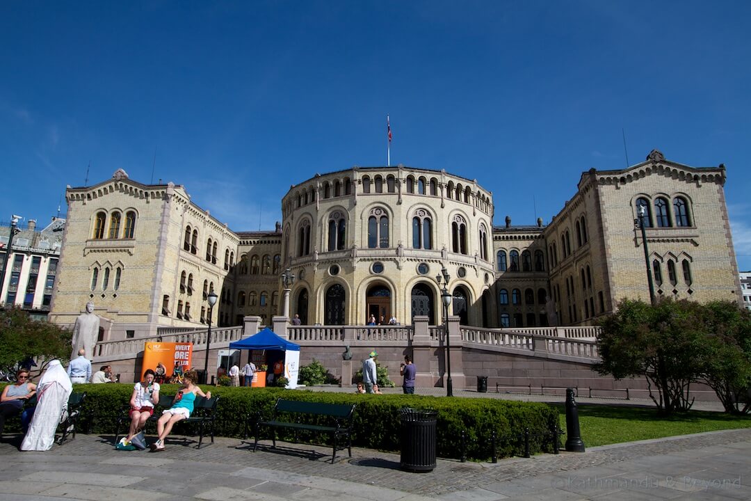 Parliament of Norway Building Oslo Norway (2)