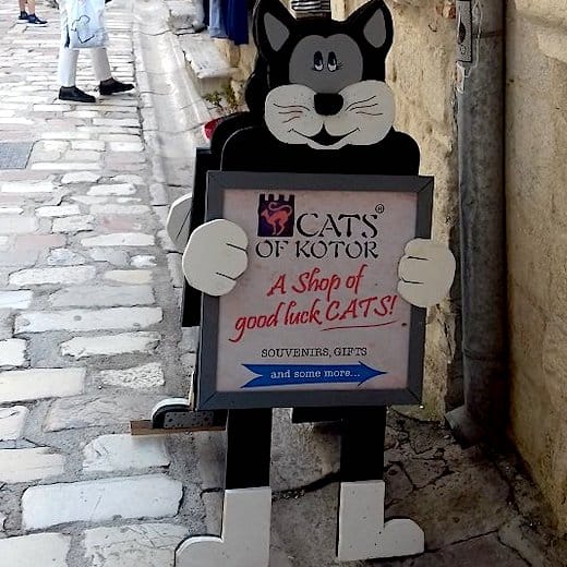 Cats of Kotor, shop in Montenegro