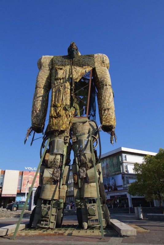 Transformers Street Art in Podgorica Montenegro