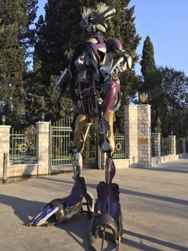 Transformers Street Art in Podgorica Montenegro