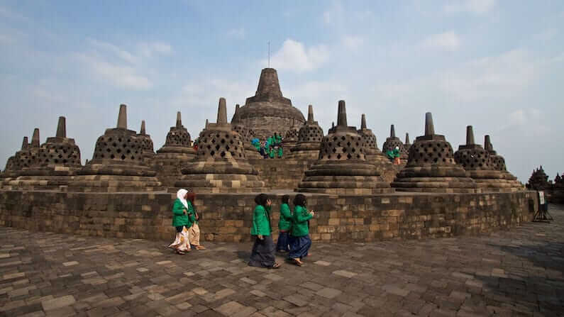 The best temples near Yogyakarta in Java, Indonesia