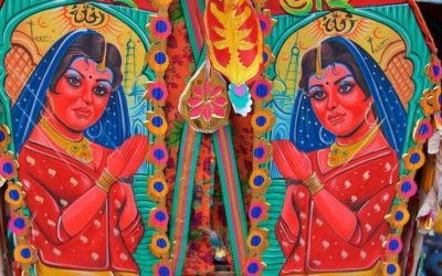 A look at the colourful Rickshaw Art in Bangladesh