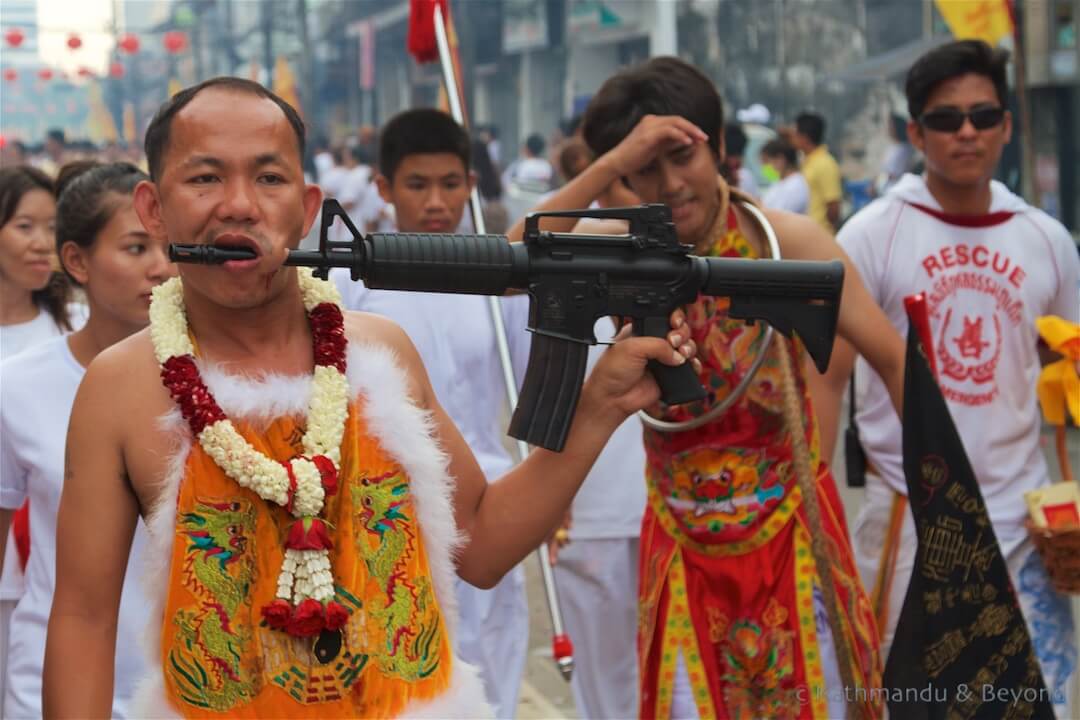 Vegetarian Festival Phuket Town Phuket Thailand 128