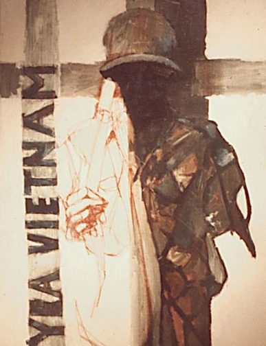 Vietnam Combat Art by David Fairrington, 1968