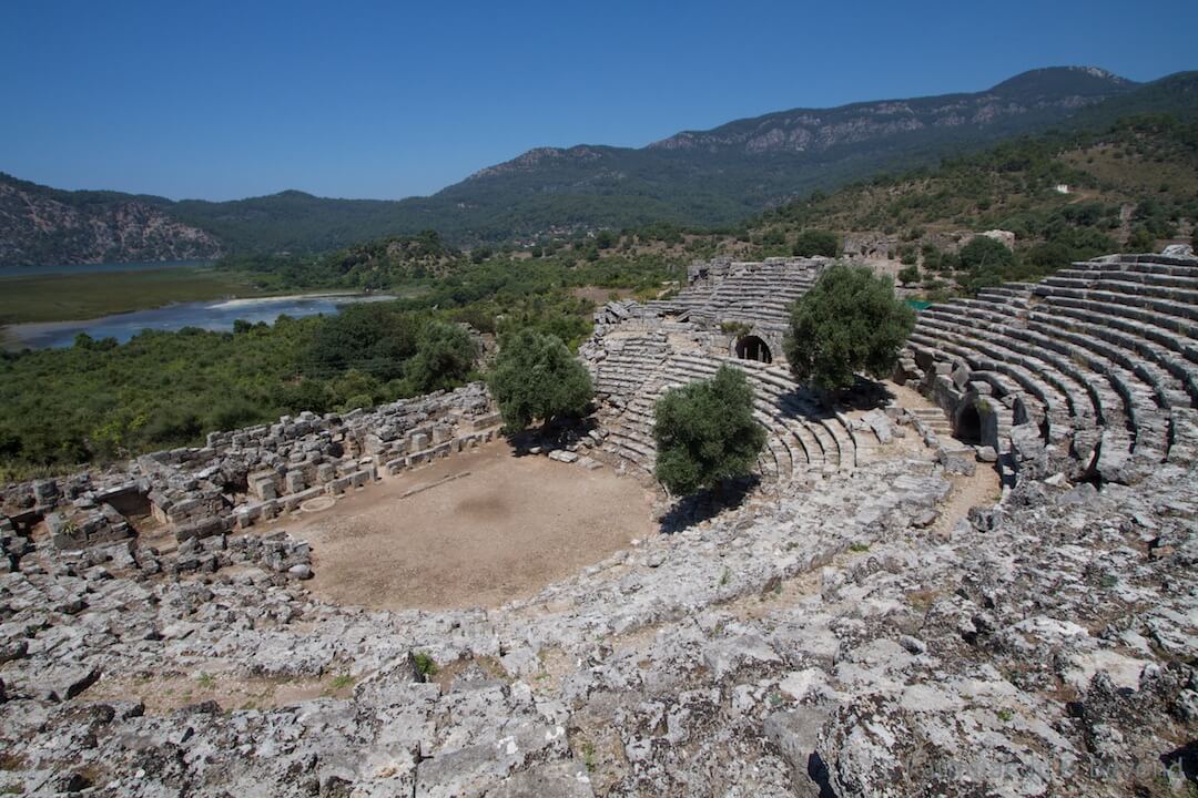 Theatre Kaunos Dalyan Turkey (1)