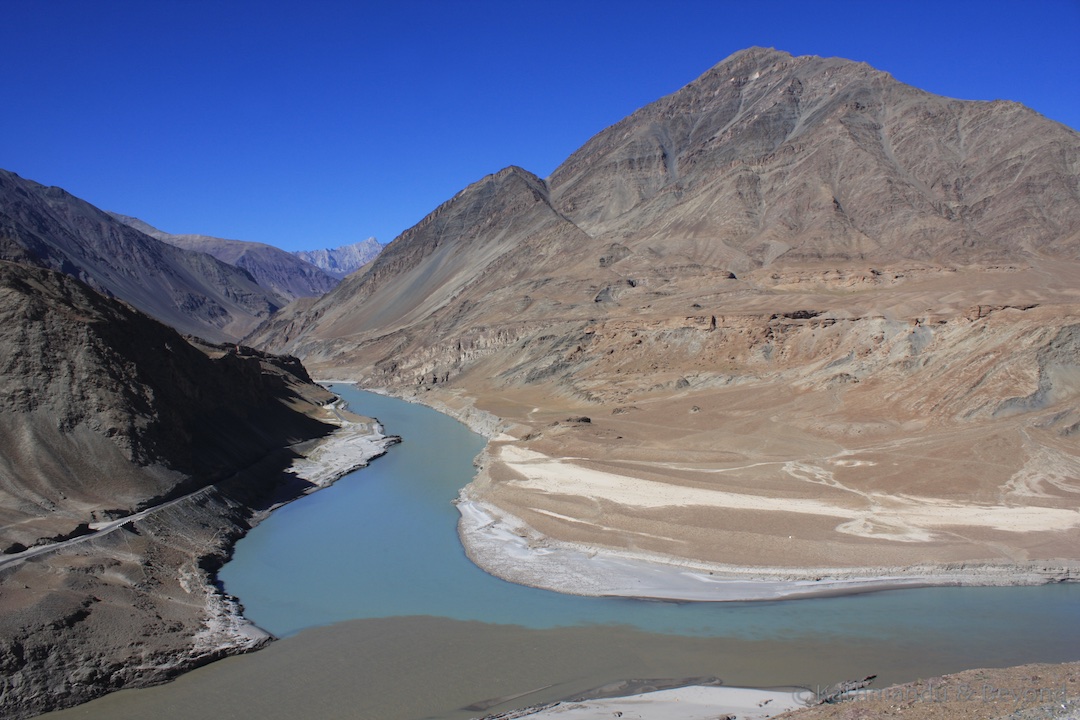 Indus and Zanskar Rivers Ladakh India 1