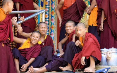 Travel Shot | Monks at Kushalnagar Tibetan settlement in India