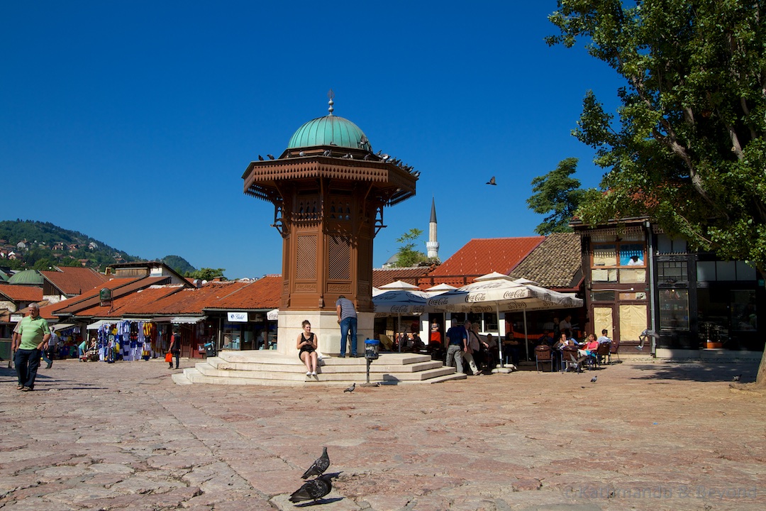 Sebilj Fountain Bascarsija (Pigeon) Square Bascarsija Sarajevo Bosnia and Herzegovina