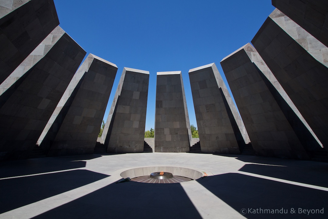 Armenian Genocide Memorial Complex (Memorial to the Armenian Victims of the Genocide of 1915/Tsitsernakaberd) in Yerevan, Armenia | Soviet memorial | former USSR
