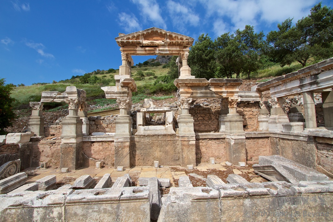 Fountain of Trajan Ephesus Turkey