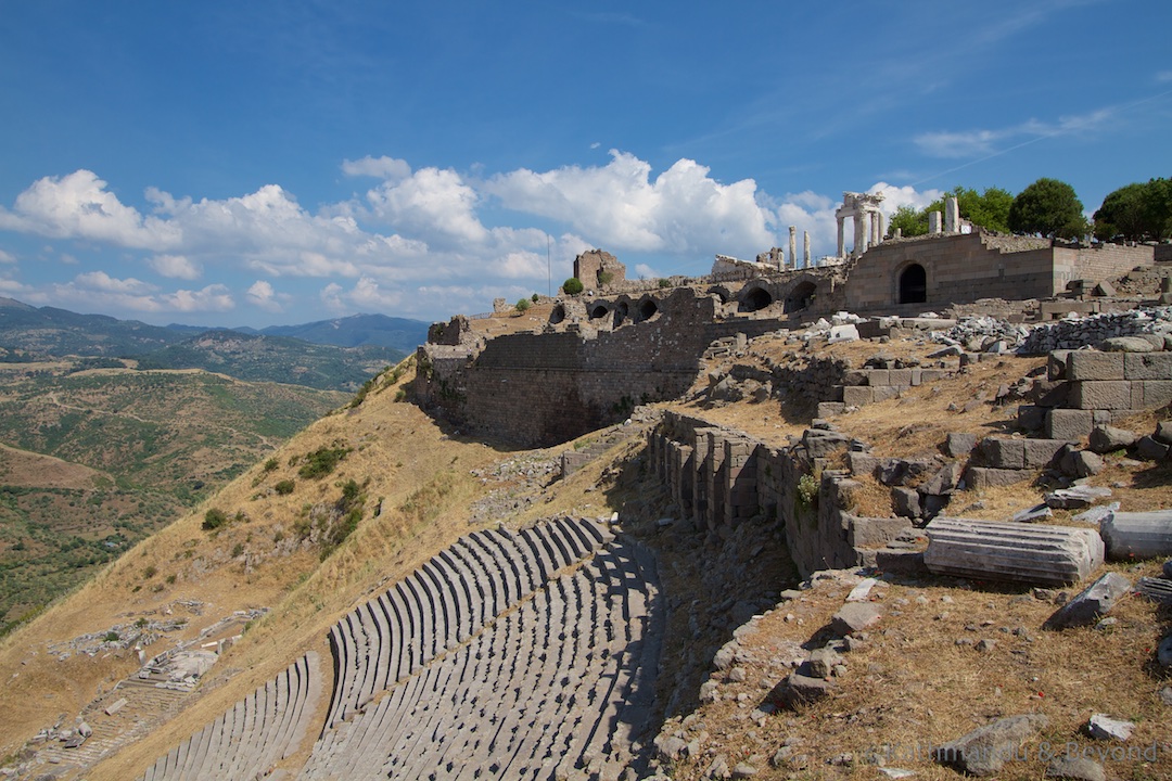 Hellenistic theatre Pergamon Bergama Turkey