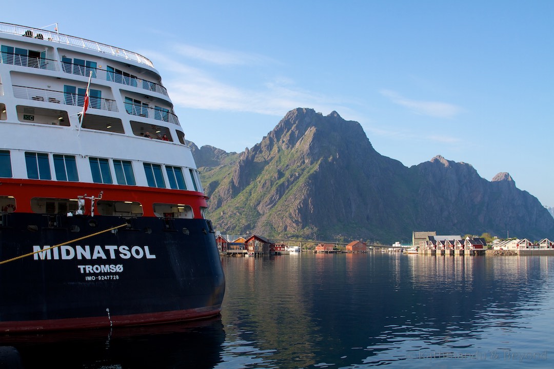 The MS Midnatsol in Svolvær Lofoten Islands Nordland Norway | Hurtigruten voyage from Kirkenes to Bergen
