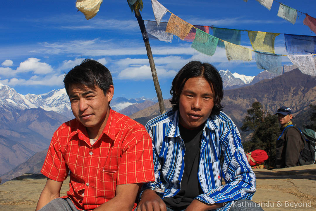 Annapurna region.Tadopani to Ghorepani 9. Kanchha and Santosh