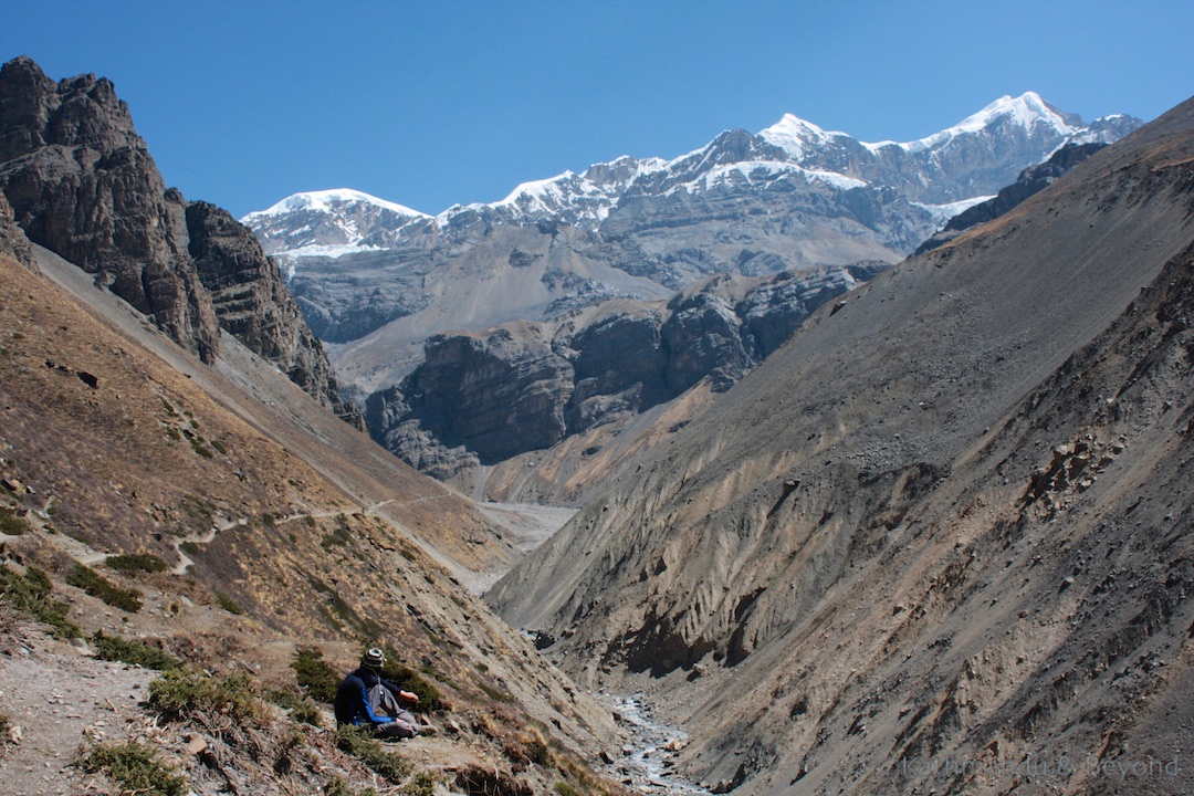 Around Annapurna trek. En route Letdar to Thorong Phedi. High Pass 11