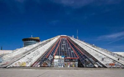 The Pyramid of Tirana, Albania