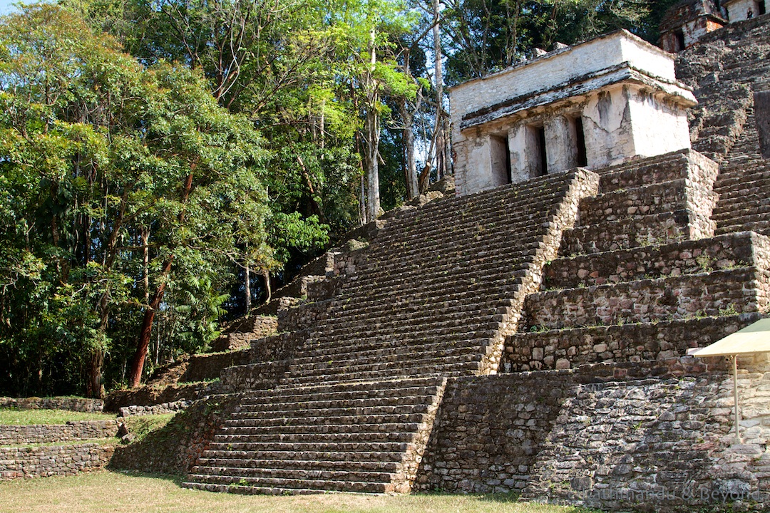 Edificio 3 Acropolis Bonampak Mexico