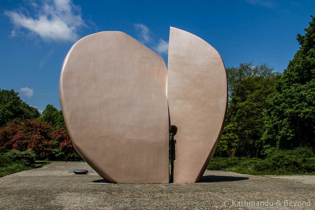 Monument to the Child Martyrs Litzmannstadt (former Jewish ghetto) Lodz Poland-2