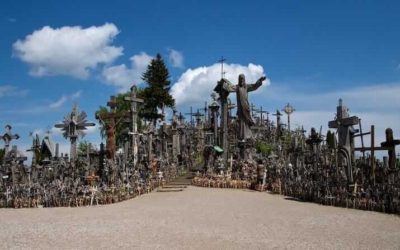 Visiting the incredible Hill of Crosses near Šiauliai in Lithuania
