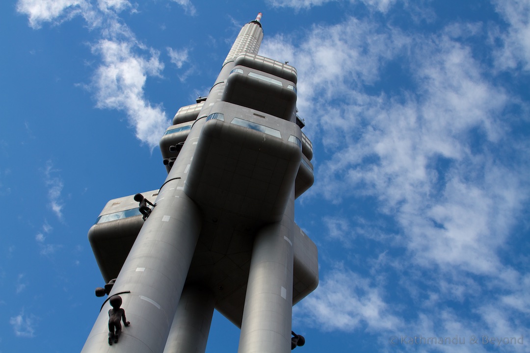 Žižkov Television Tower Tower Park Prague Prague Czech Republic (2)