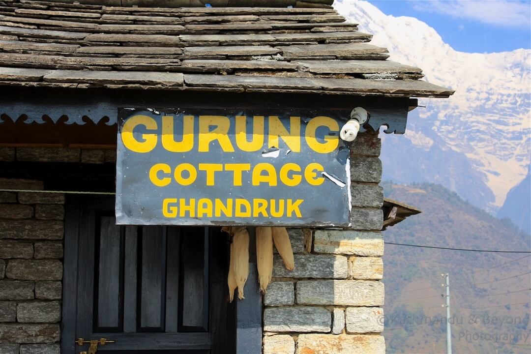 Annapurna region Ghandruk Gurung Cottage