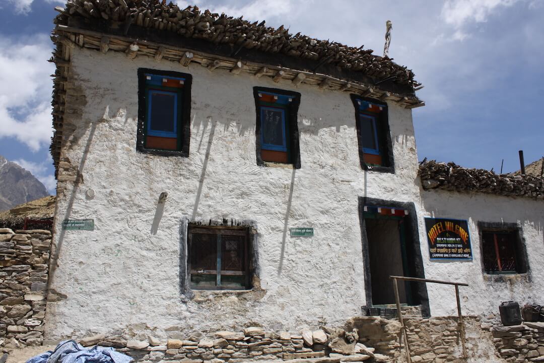 Upper Mustang.Syangboche. Hotel Nilguri