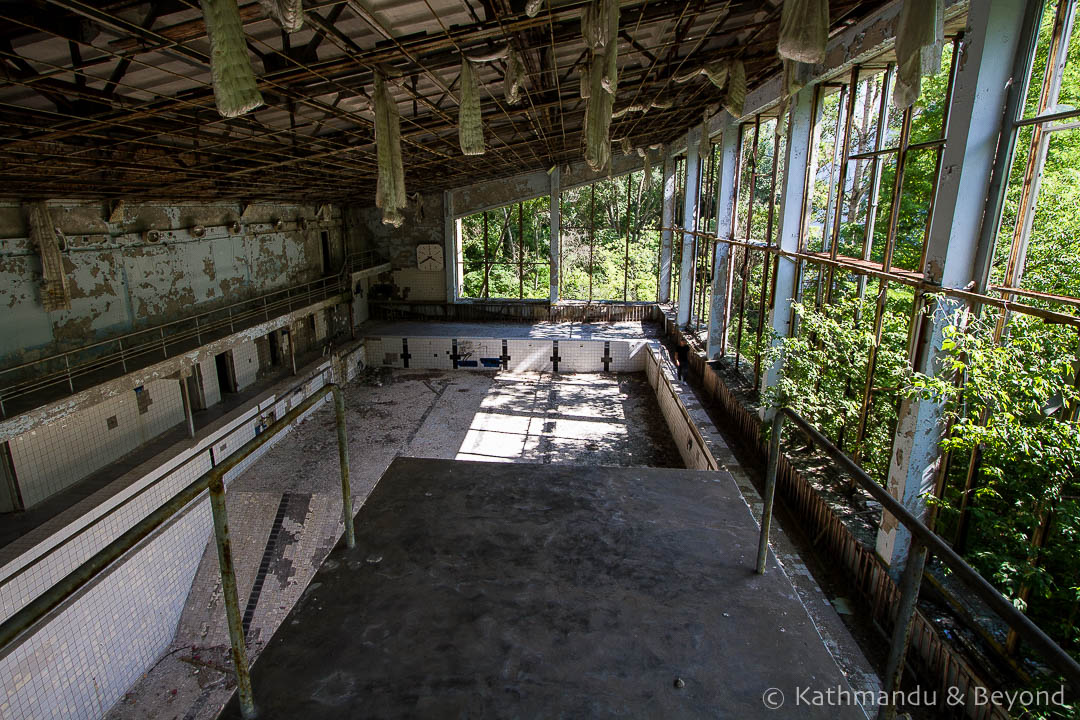 Azure Swimming Pool Recreation Centre Pripyat town Chernobyl Exclusion Zone Ukraine-8