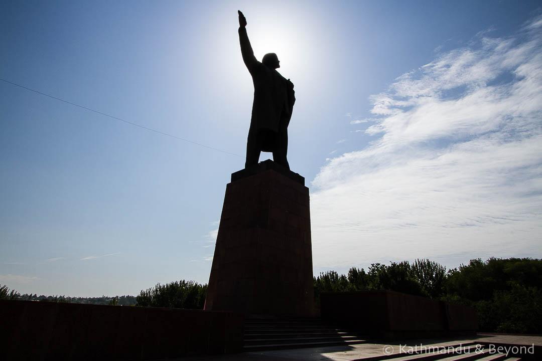 Monument to Vladimir Lenin Osh Kyrgyzstan-8