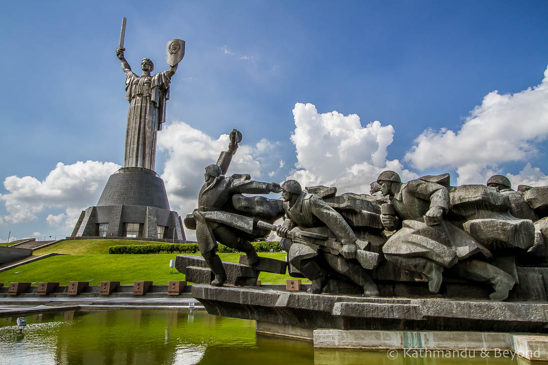 Mother Ukraine & World War II Memorial Complex in Kiev 