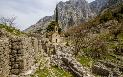 Travel Shot | St. George Church on St. John Mountain in Kotor | Montenegro