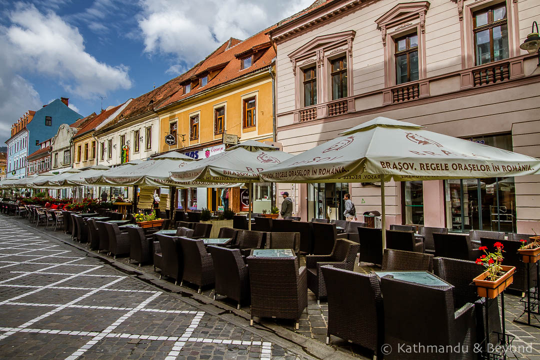 Republic Street Old Town Brasov Romania-2