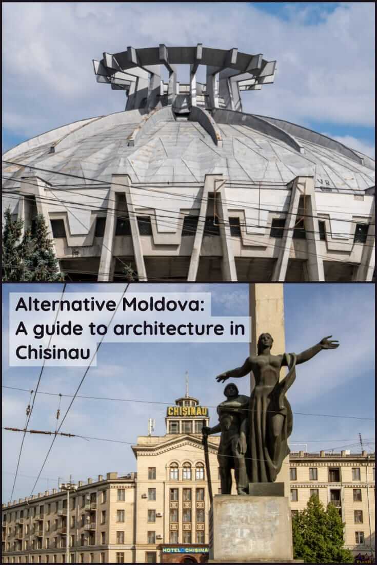 A guide with map to Soviet architecture in Chisinau, Moldova featuring buildings, mosaics and monuments #travel #offthebeatenpath #moldova #europe #formerUSSR #statue