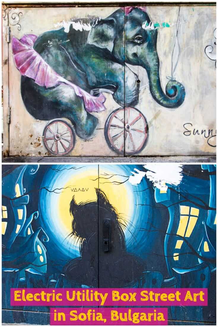 Electric Utility Box Art, a unique form of Street Art in Sofia, Bulgaria #Balkans #grafitti #travel #europe