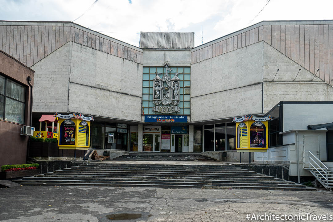 Licurici Puppet Theatre (Republican Puppet Theatre “Licurici”) in Chisinau, Moldova | Modernist | Soviet architecture | former USSR