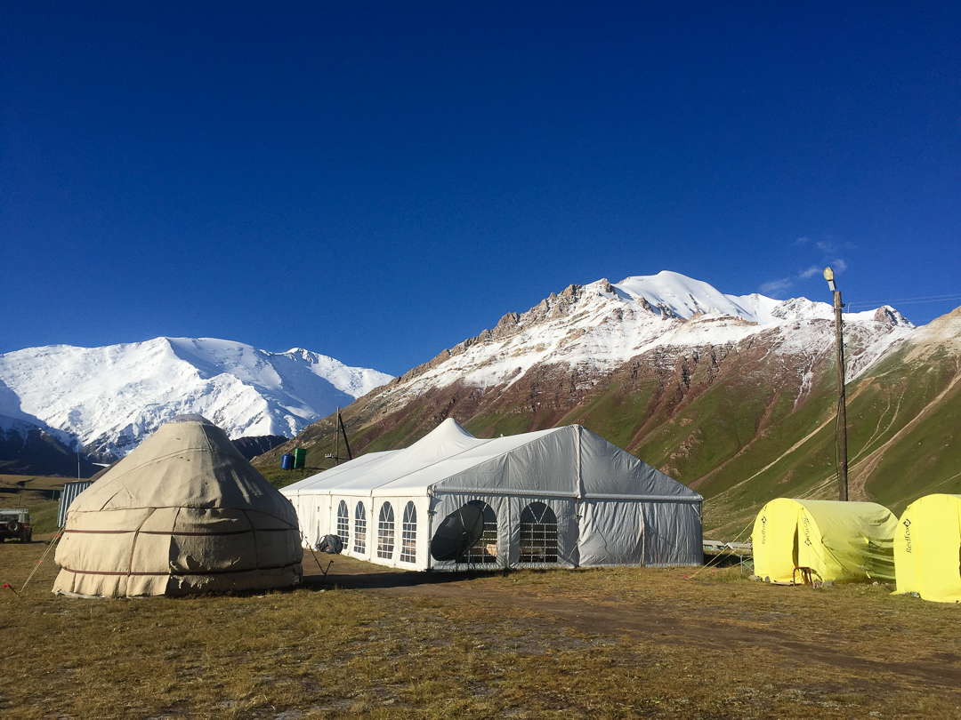 Dining Tent Peak Lenin Base Camp Kyrgyzstan