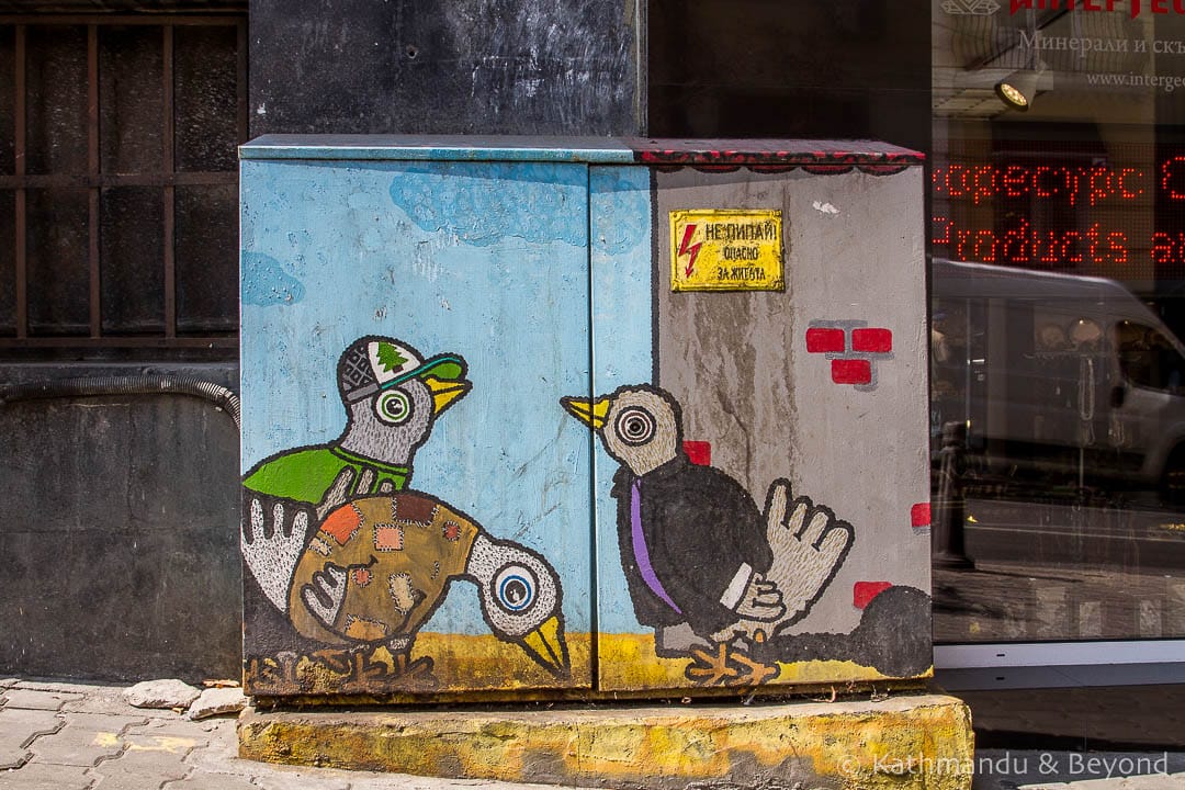 Electric Utility Box Art | Street Art in Sofia, Bulgaria