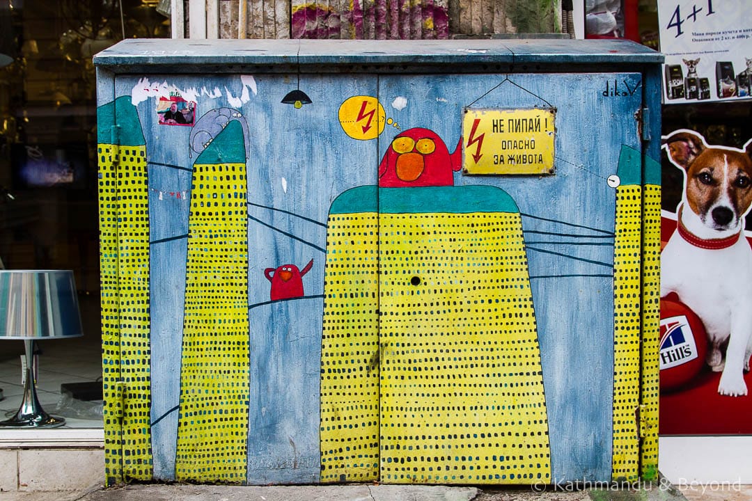 Electric Utility Box Art | Street Art in Sofia, Bulgaria