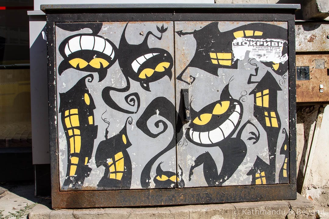 Electric Utility Box Art | Street Art in Sofia, Bulgaria