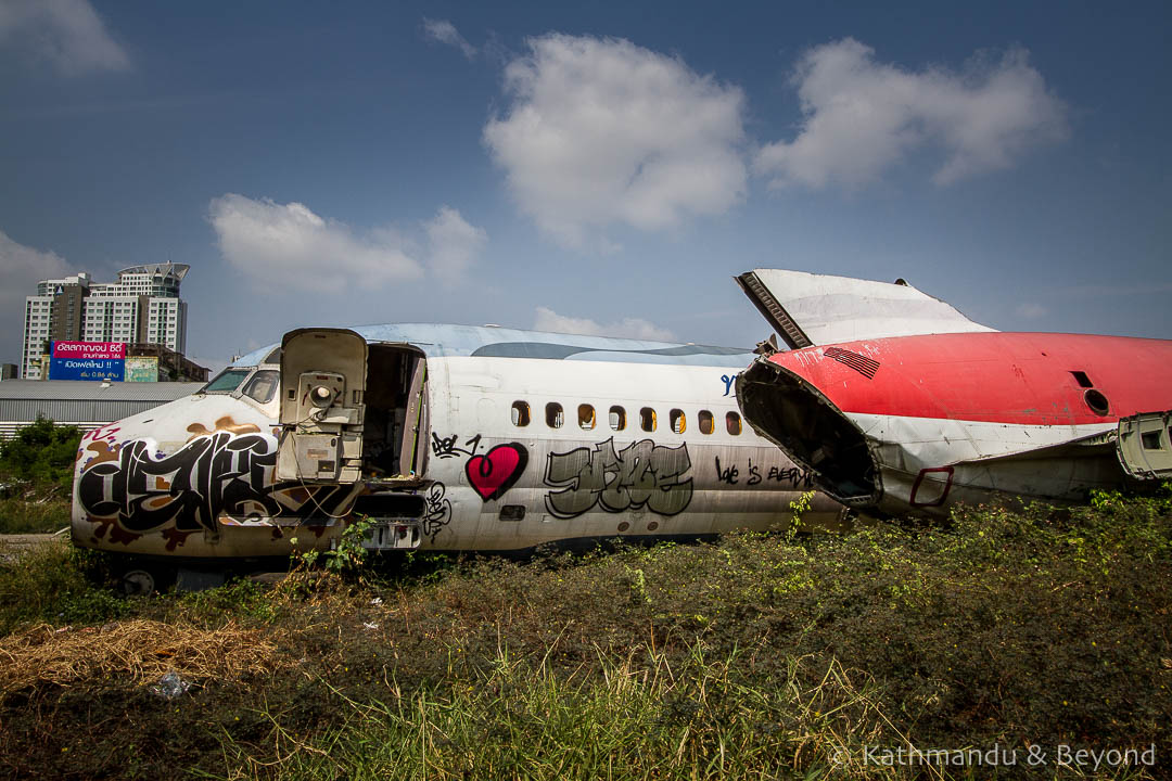 Airplane Graveyard Ramkhamhaeng Bangkok Thailand