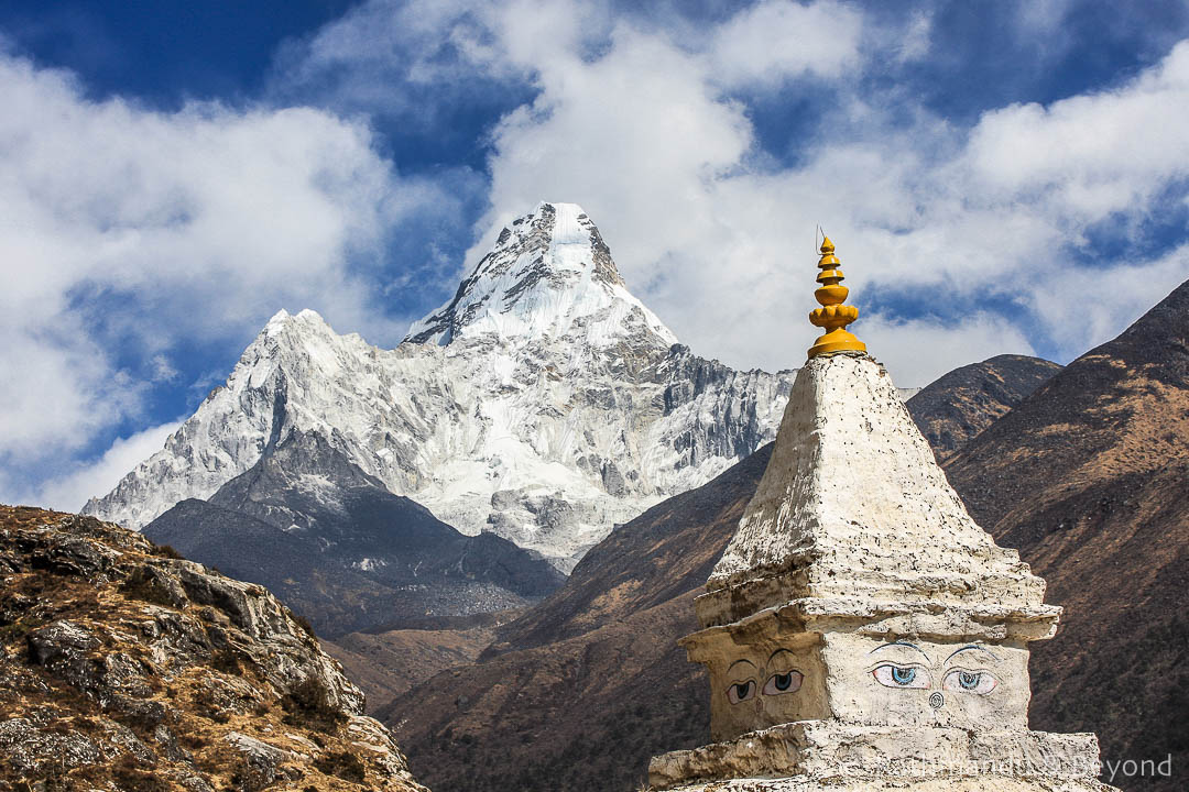 En route from Tengboche to Pyangboche Everest region Nepal 2