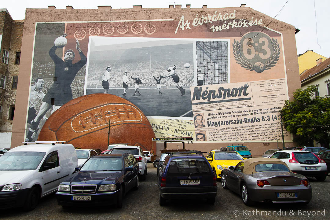 Match of the Century - Street Art in Budapest, Hungary